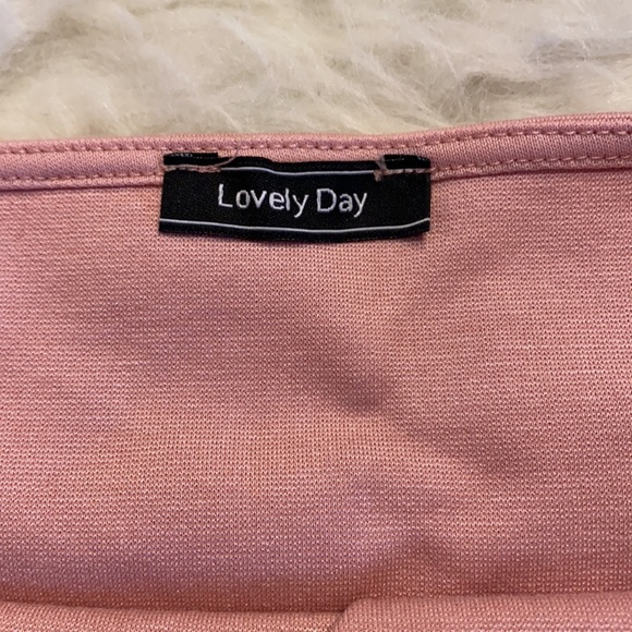 Never used. Brand new PASTEL PINK MINI DRESS - Picture 4 of 7